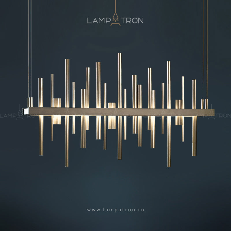 CARBON Long lighting fixture