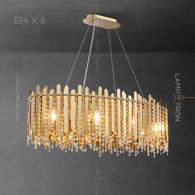 CHANEL L. Long lighting fixture