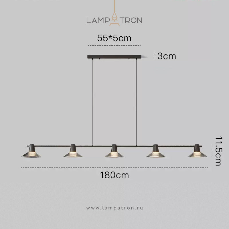 CICLA LONG Long lighting fixture