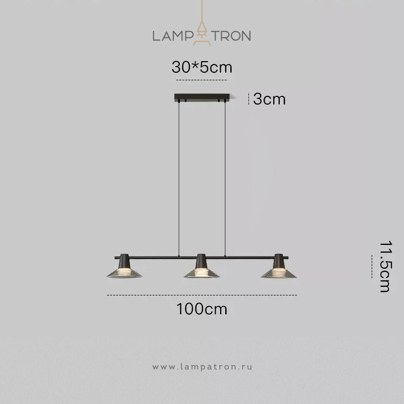 CICLA LONG Long lighting fixture