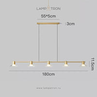 CICLA LONG Long lighting fixture