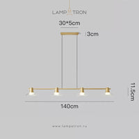 CICLA LONG Long lighting fixture