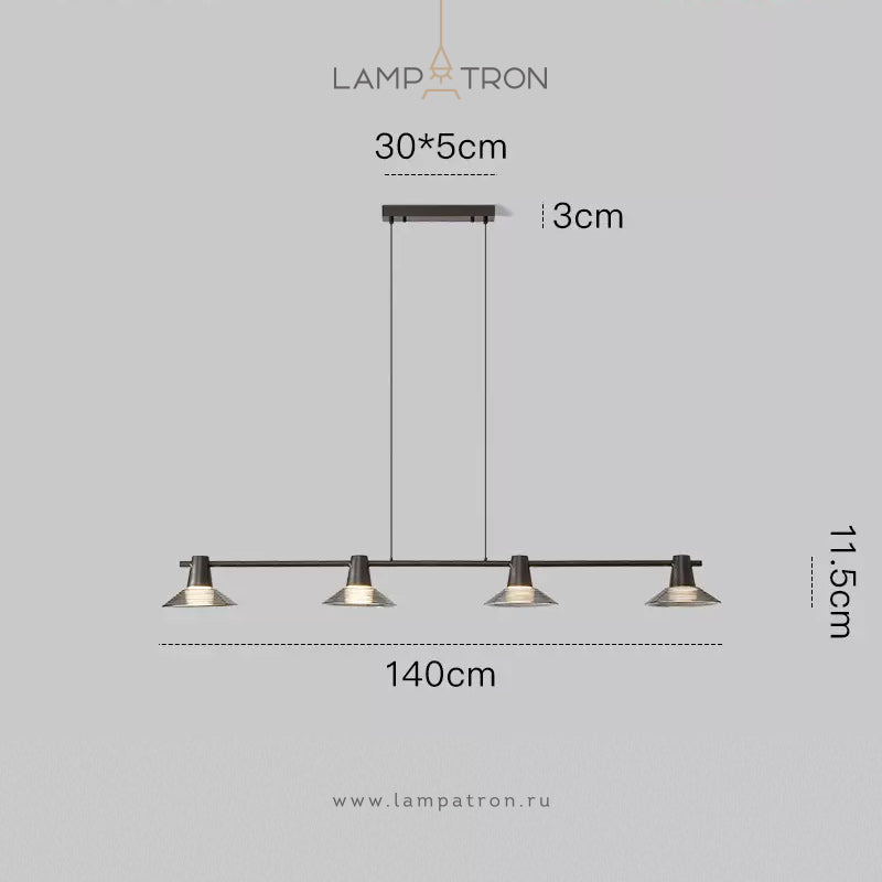 CICLA LONG Long lighting fixture