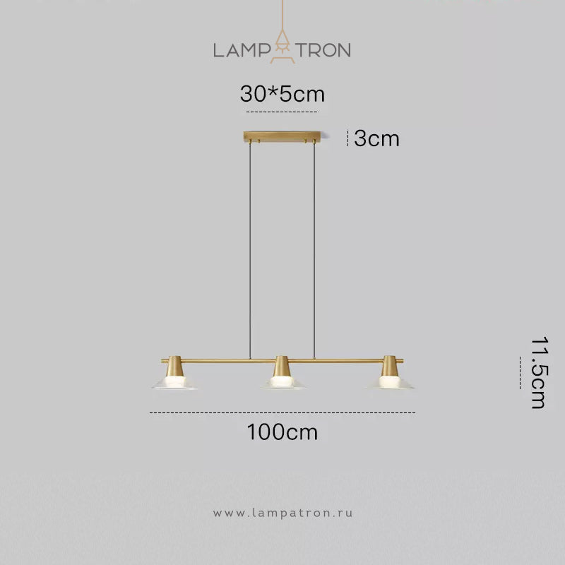 CICLA LONG Long lighting fixture