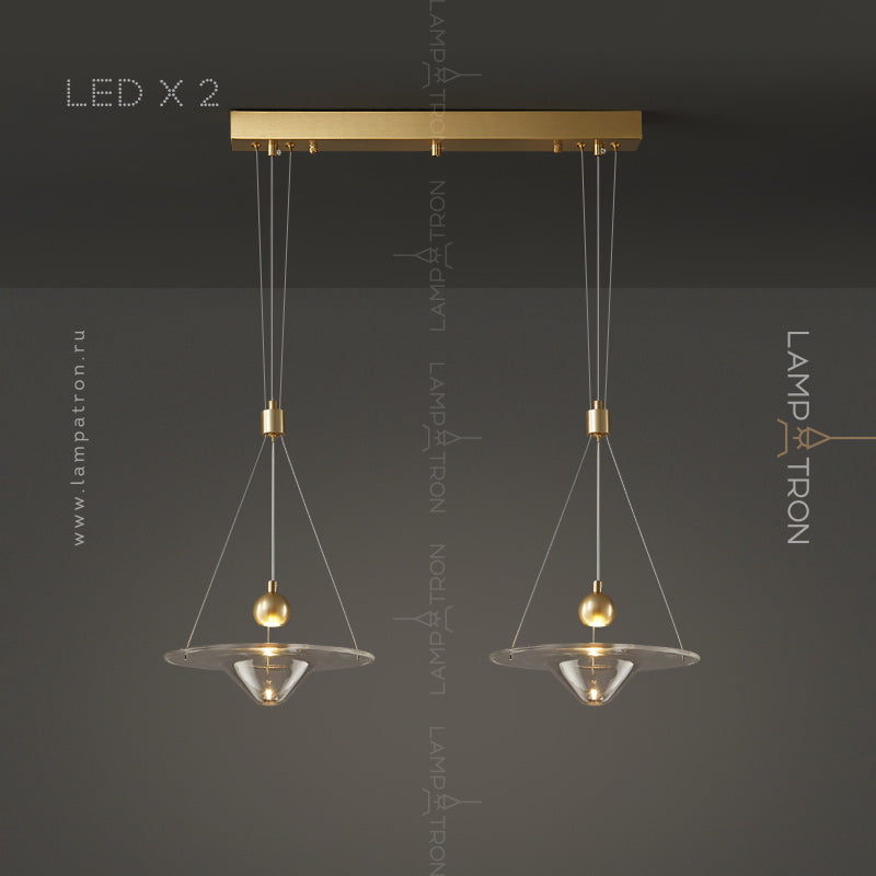 CLEPSYDRA B COMBO Cascade lighting fixtures