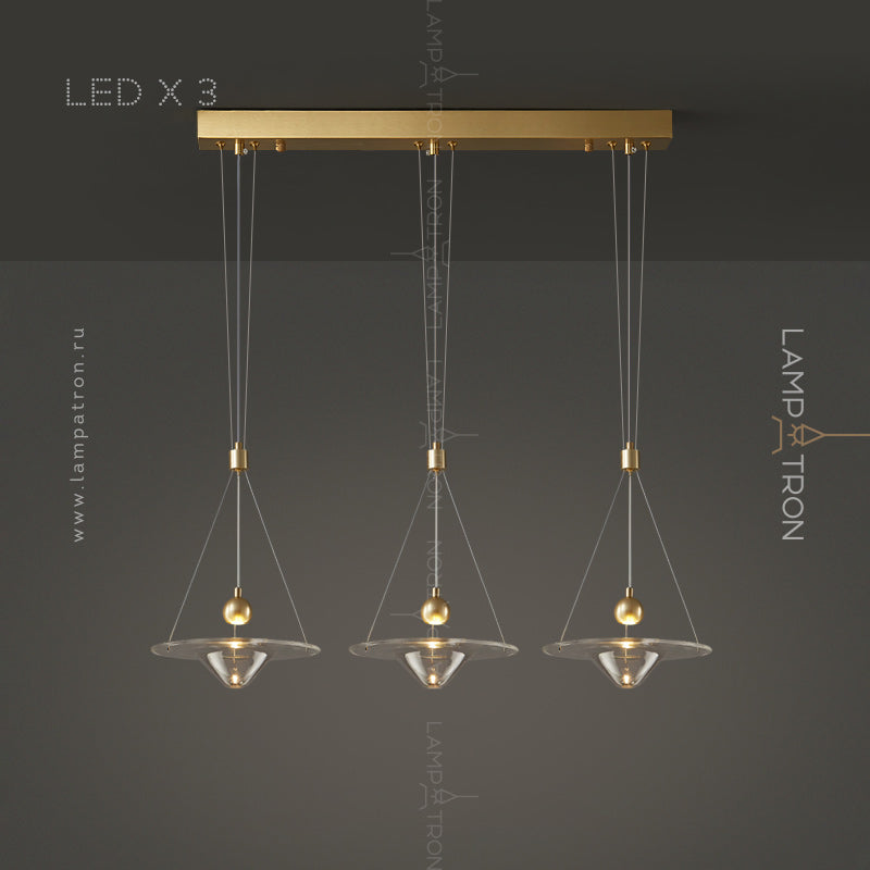 CLEPSYDRA B COMBO Cascade lighting fixtures