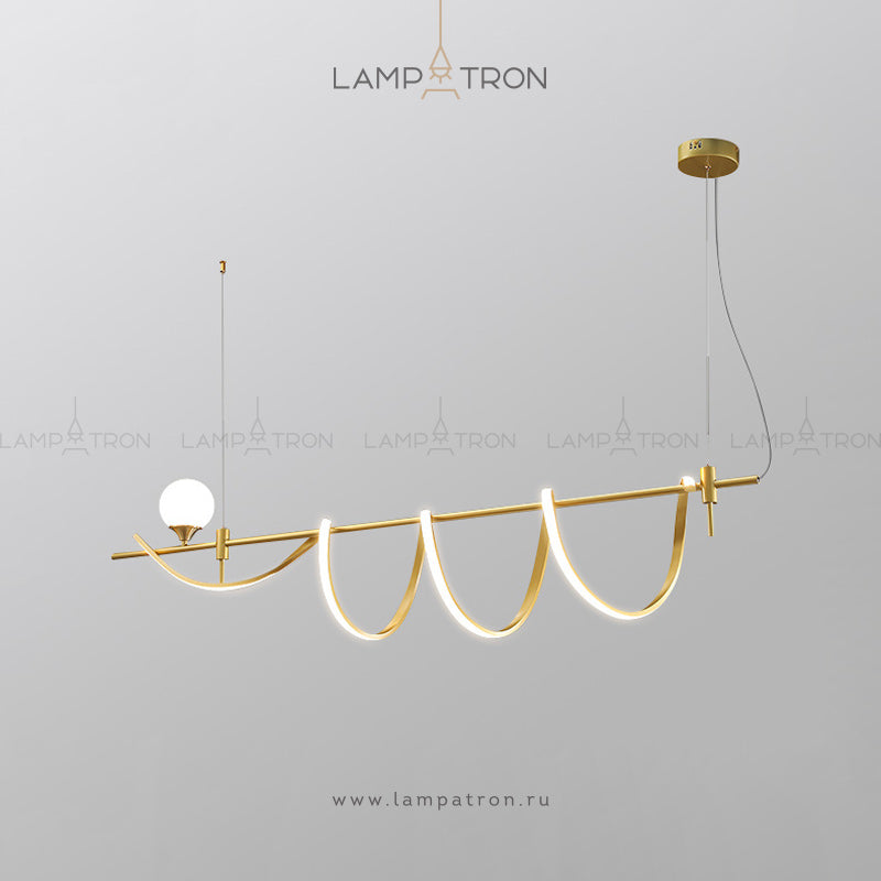 COURT Long lighting fixture