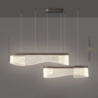 DANELIUS DUO Long lighting fixture