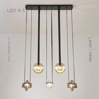 DEREK COMBO Cascade lighting fixtures