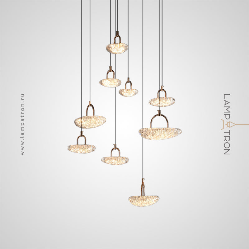 EVIAN MORE Cascade lighting fixtures