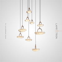 EVIAN MORE Cascade lighting fixtures