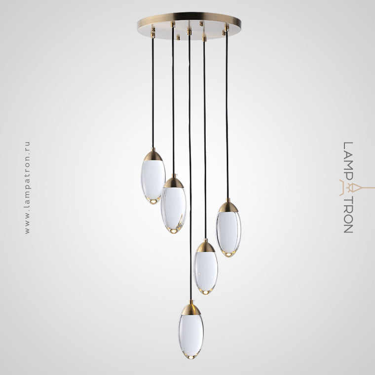 FIIERA 5 Cascade lighting fixtures