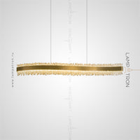 LUSINE Long lighting fixture