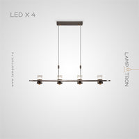 MEDVIN LONG Long lighting fixture