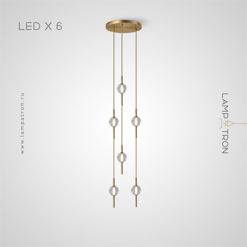 PARLY COMBO Cascade lighting fixtures