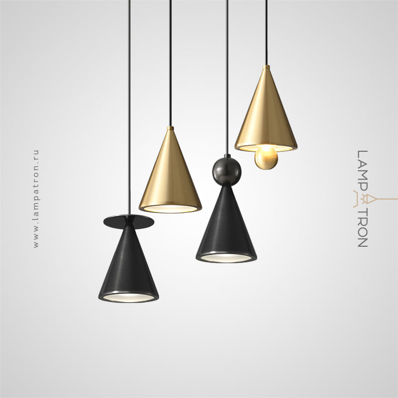 PIET CONE BRASS Pendant light