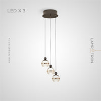 ELVARD COMBO Cascade lighting fixtures