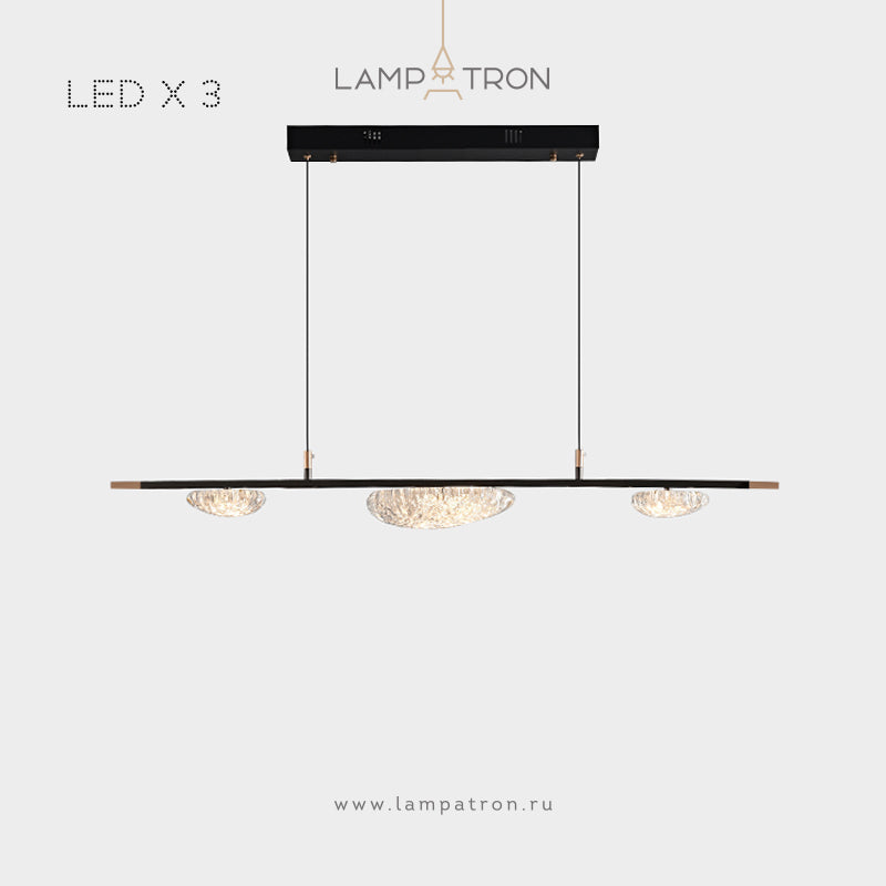 EVIAN LONG Long lighting fixture