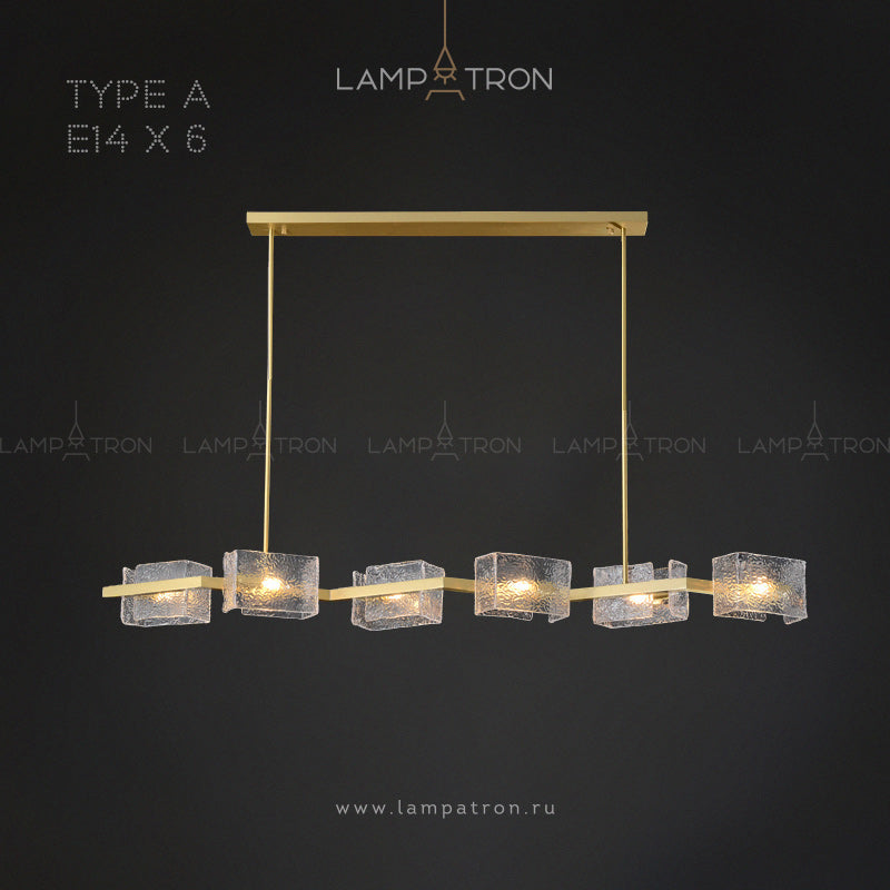 FABIOLA LONG Long lighting fixture