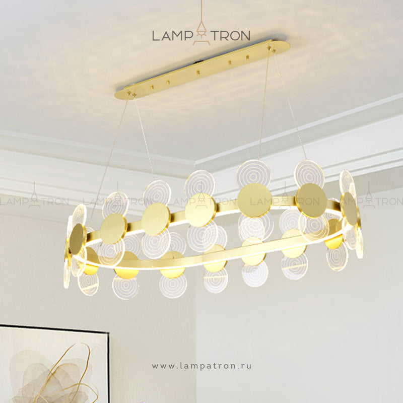 GEMMA LONG Long lighting fixture