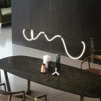 GLORIFY BLACK LONG Long lighting fixture