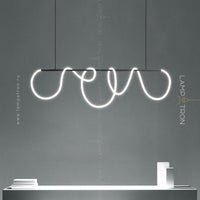 GLORIFY BLACK LONG Long lighting fixture