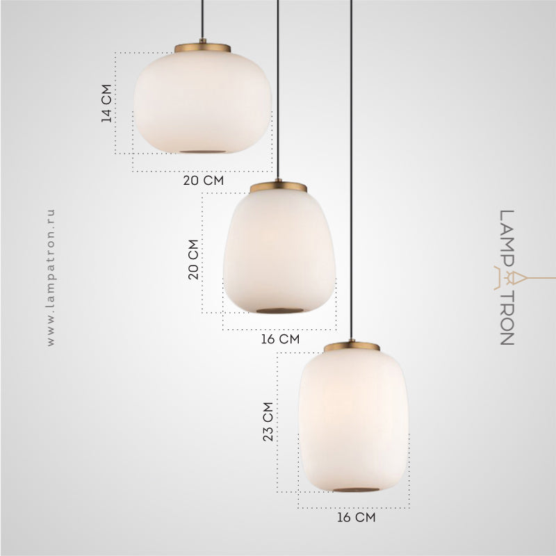 HEMING COMBO Cascade lighting fixtures