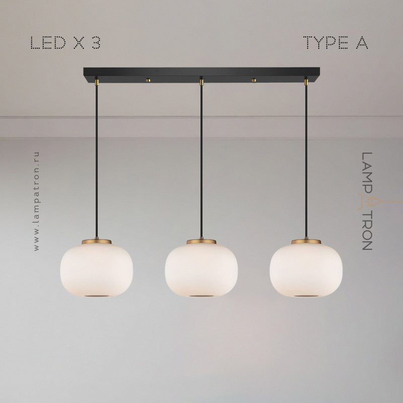 HEMING COMBO Cascade lighting fixtures