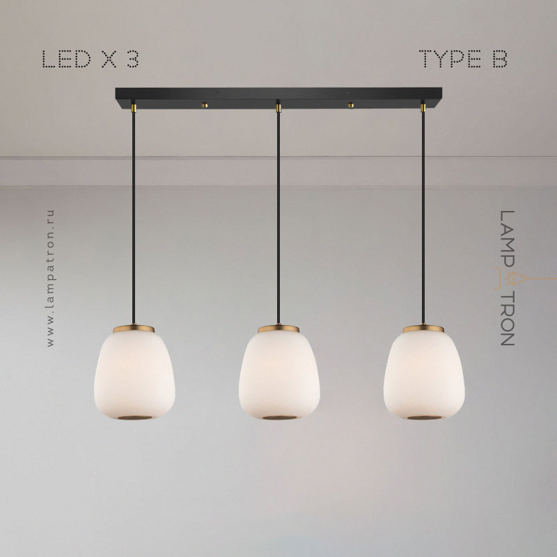 HEMING COMBO Cascade lighting fixtures