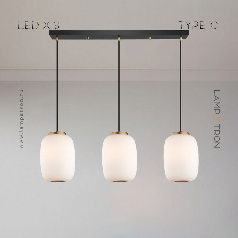 HEMING COMBO Cascade lighting fixtures