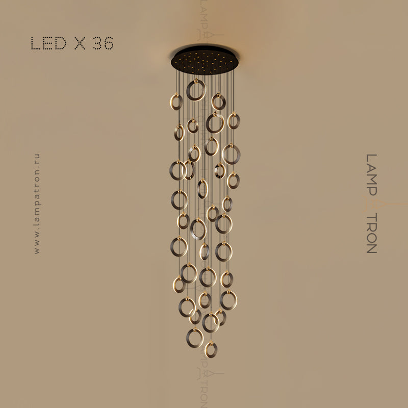 KARI Cascade lighting fixtures