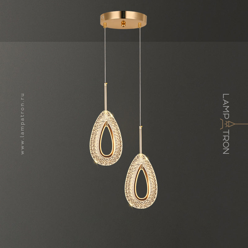 KEZIA C DUO Cascade lighting fixtures