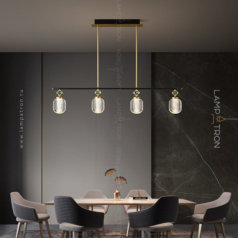 LUARA LONG B Long lighting fixture