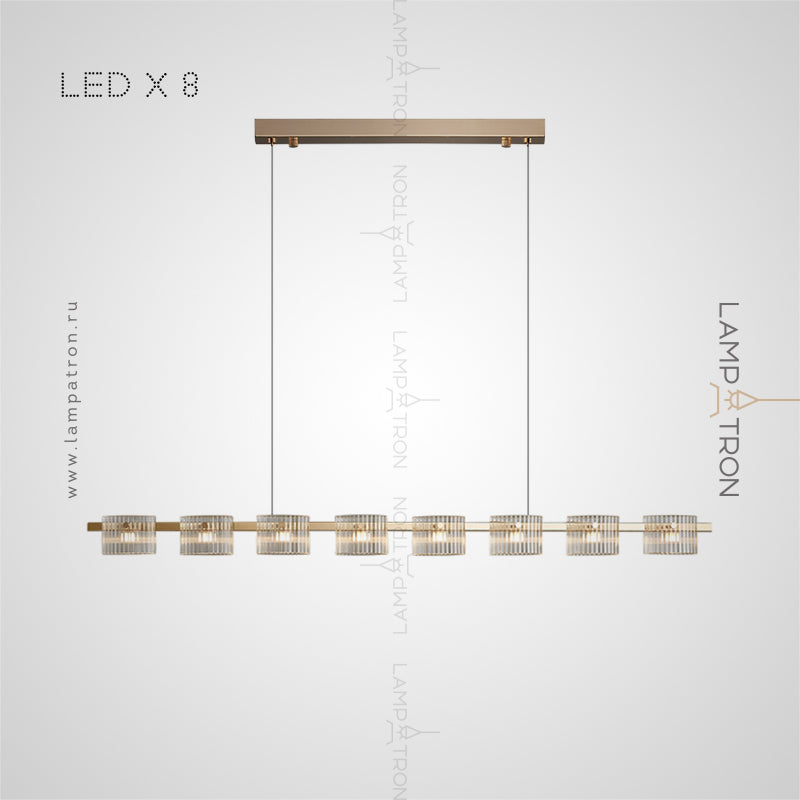 NICOLETTA LONG Long lighting fixture