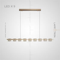 NICOLETTA LONG Long lighting fixture