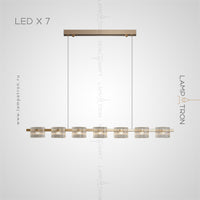 NICOLETTA LONG Long lighting fixture