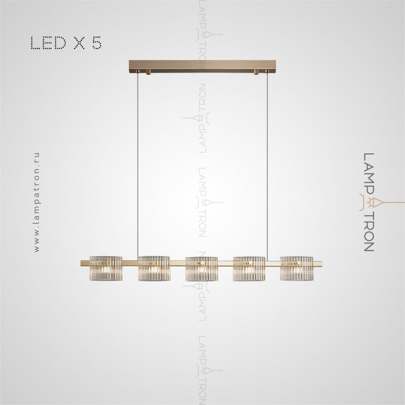 NICOLETTA LONG Long lighting fixture