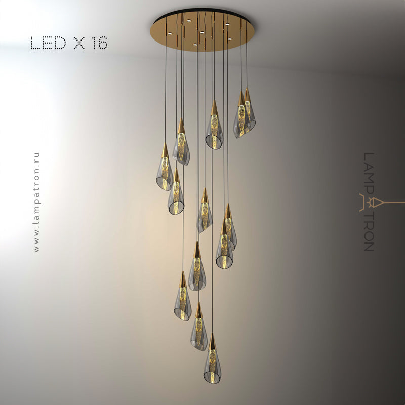 NIKA COMBO Cascade lighting fixtures