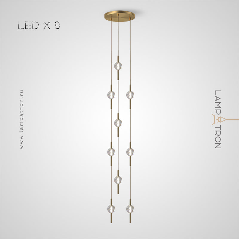 PARLY COMBO Cascade lighting fixtures