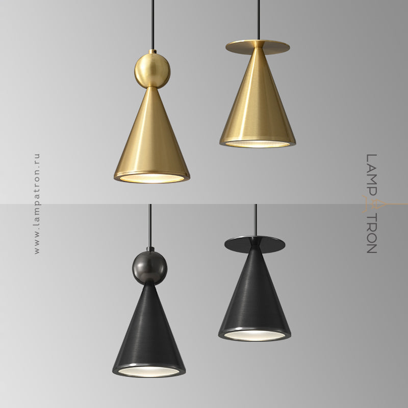 PIET CONE BRASS Pendant light