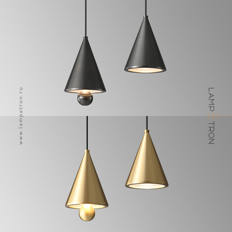 PIET CONE BRASS Pendant light