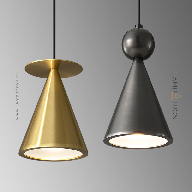 PIET CONE BRASS Pendant light