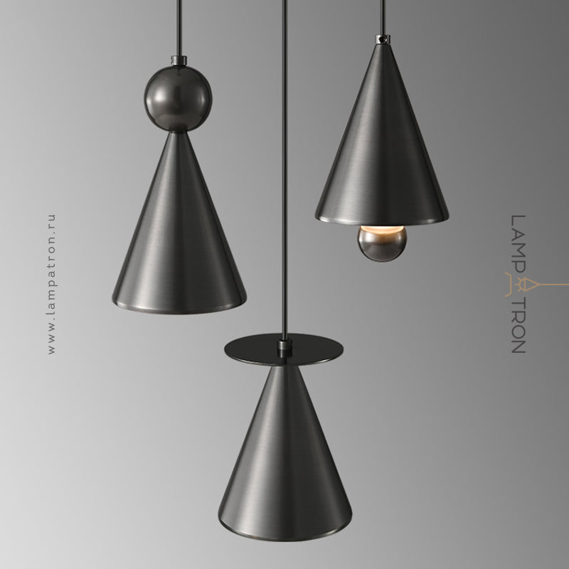 PIET CONE BRASS Pendant light