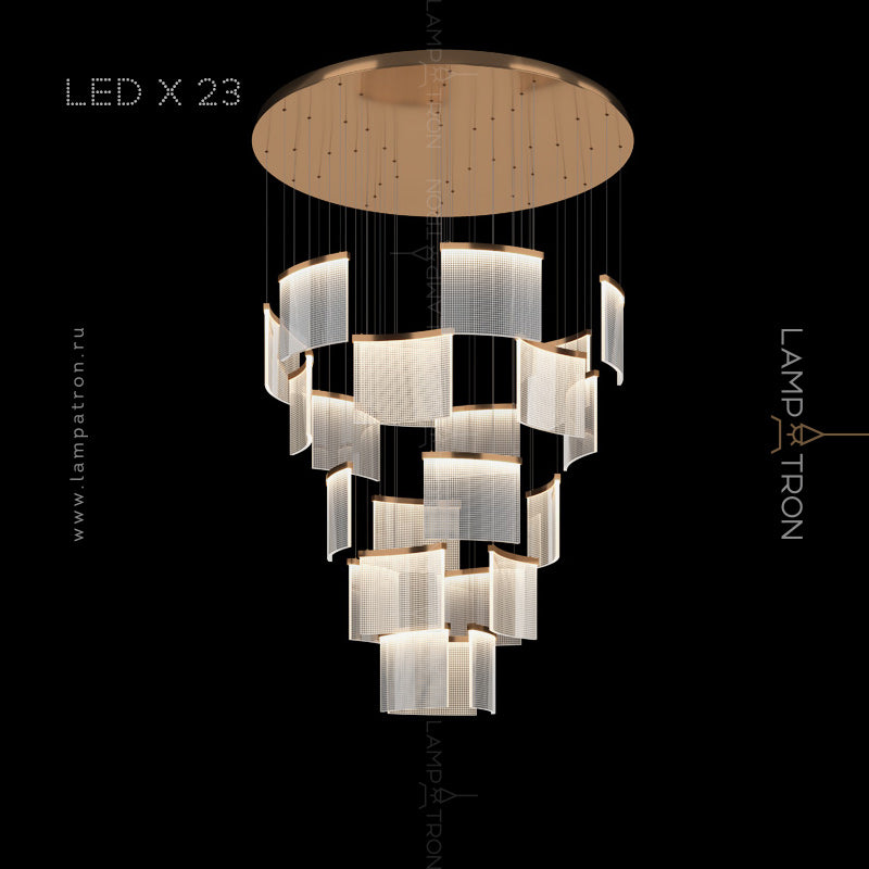 PORRIMA Cascade lighting fixtures