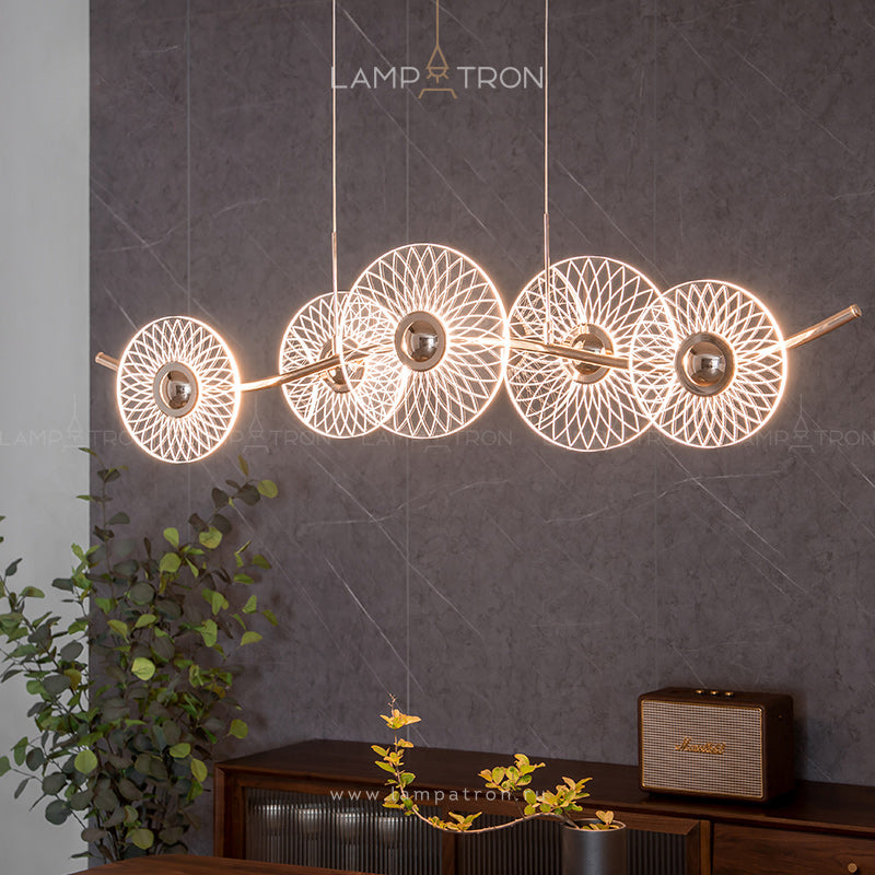 ROSLIN Long lighting fixture